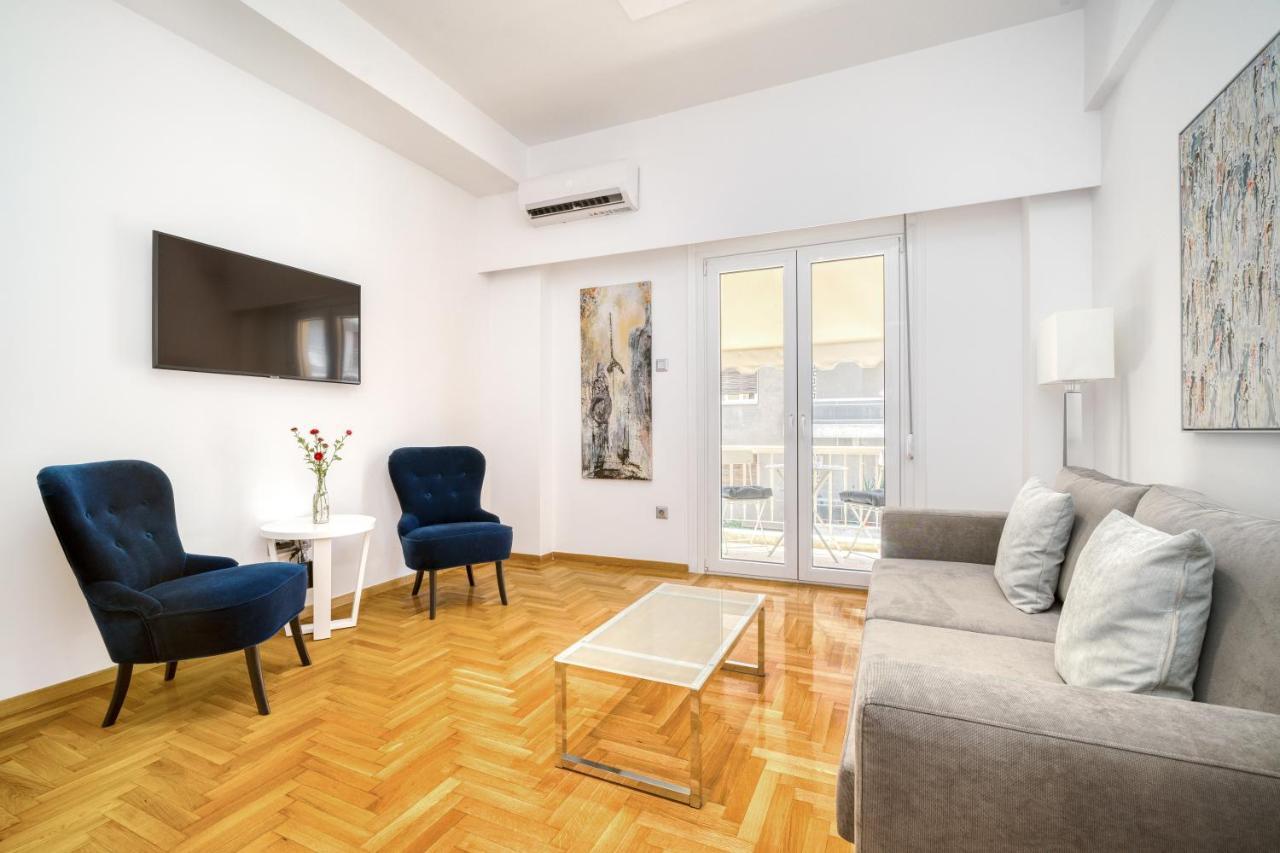 Elegant Light Two Bedroom Apartment In City Center 雅典 外观 照片