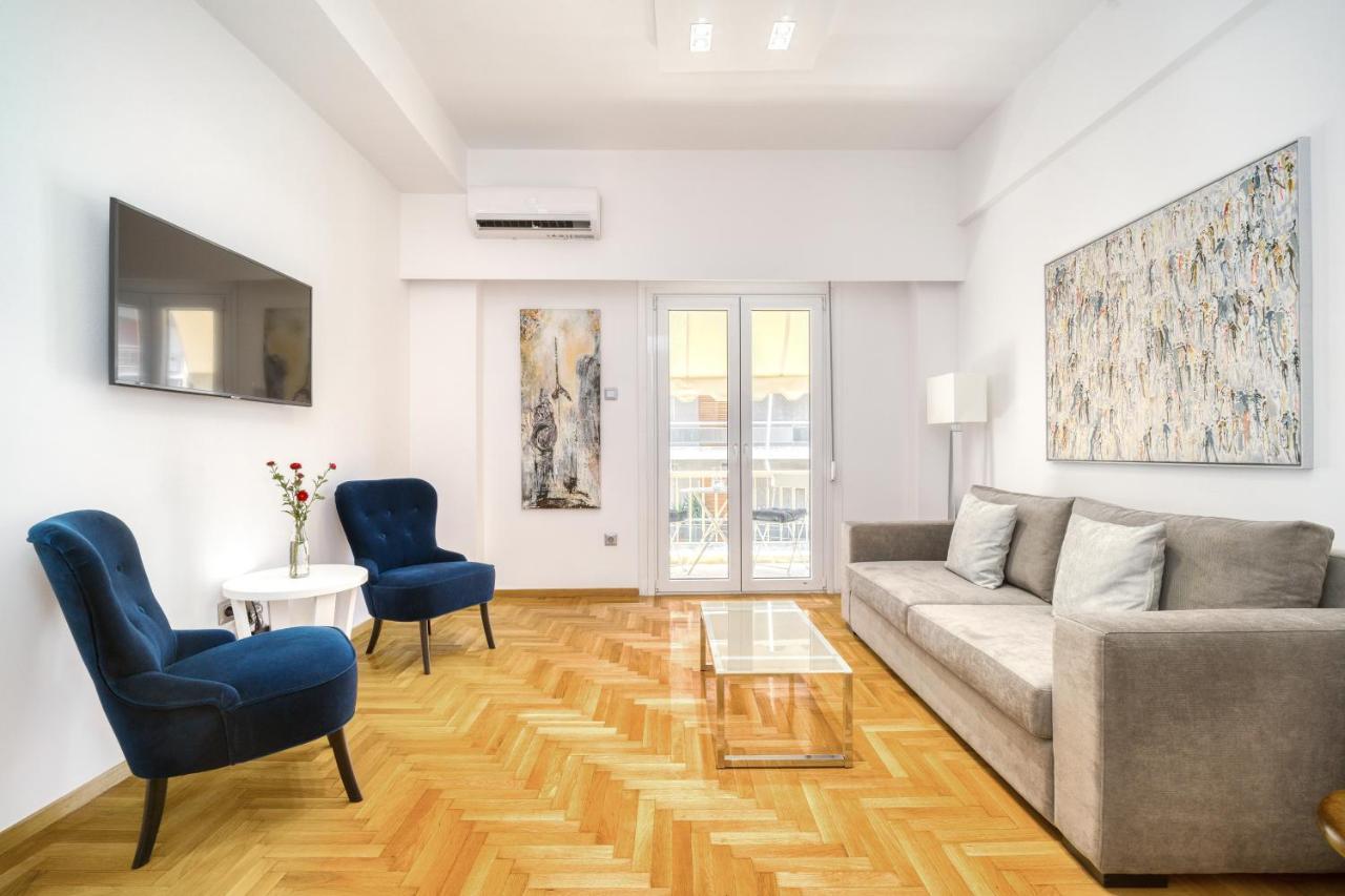 Elegant Light Two Bedroom Apartment In City Center 雅典 外观 照片