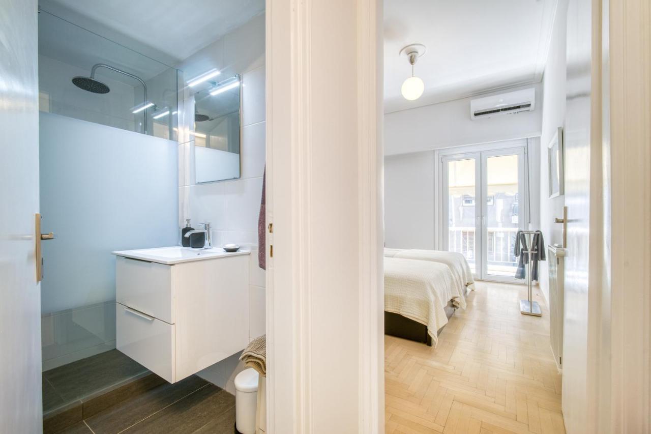 Elegant Light Two Bedroom Apartment In City Center 雅典 外观 照片